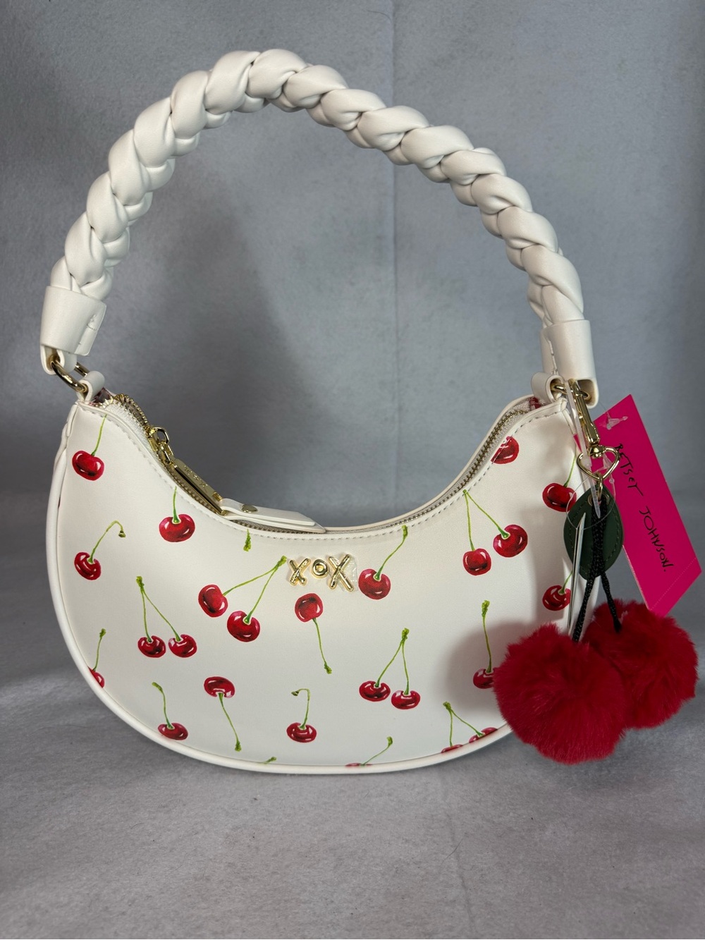 Betsey Johnson Cherry On Top Shoulder Bag - Kitsch - Y2K - Cottagecore